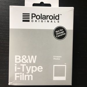 Polaroid black and white i-type film